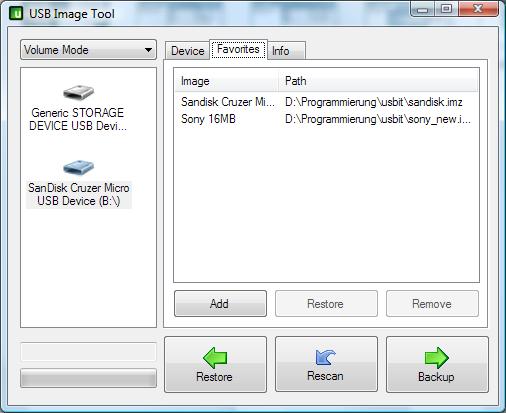 USB Image Tool 1.70 | Sistema | WinTricks.it